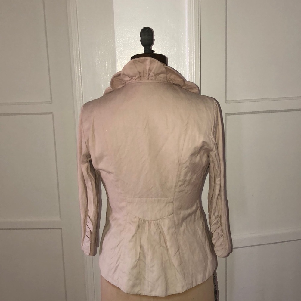 Cabi Peach Ruffle Jacket - Picture 2 of 3